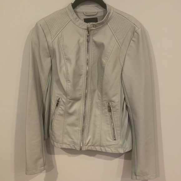 express vegan leather jacket